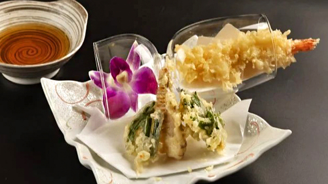 山菜と地魚の天ぷら盛り合わせ