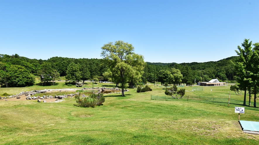 神居岩公園│パークゴルフが楽しめる公園。当館より車で2分