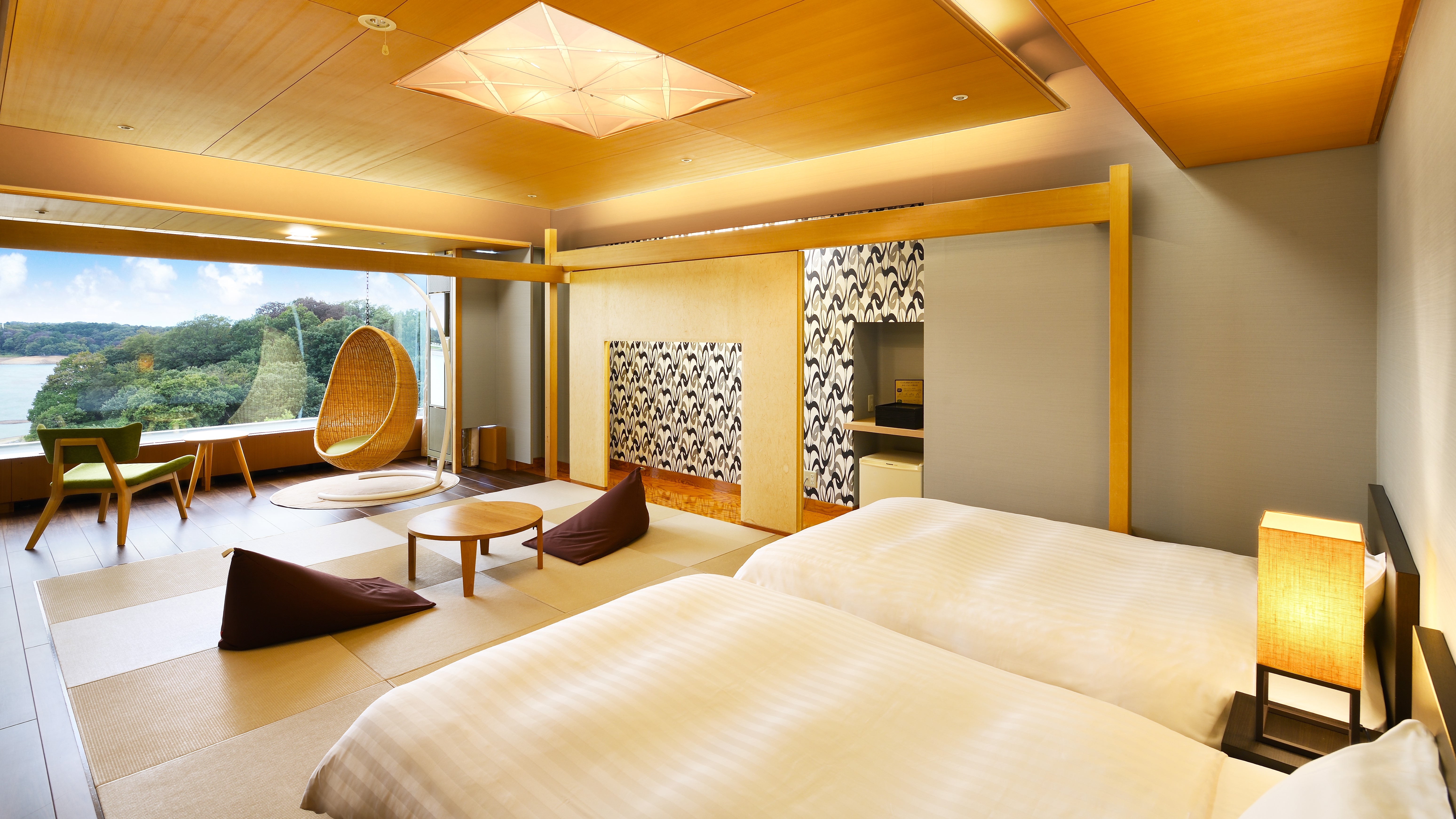 くつろぎ和モダンルームA｜客室最上階