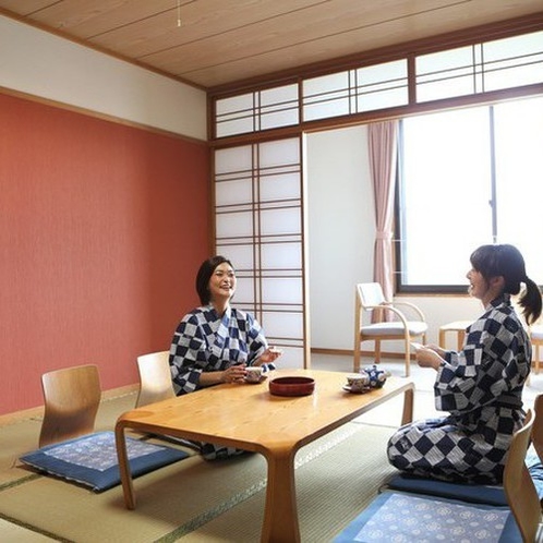 全室お部屋から広々とした高原を眺める事ができます♪