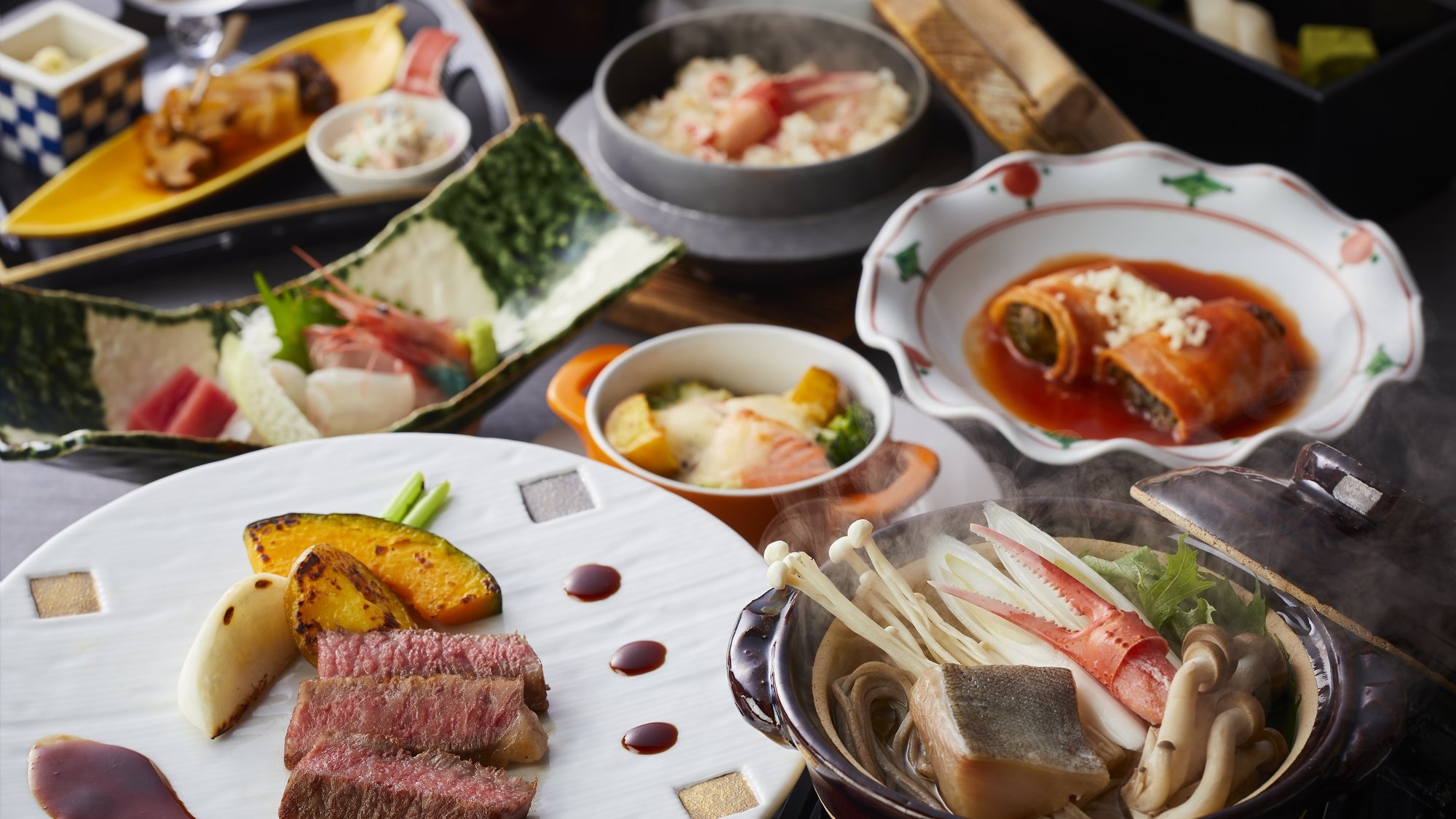 【かに食べ放題／特別会席】厳選された食材を使った逸品のかがやきコース