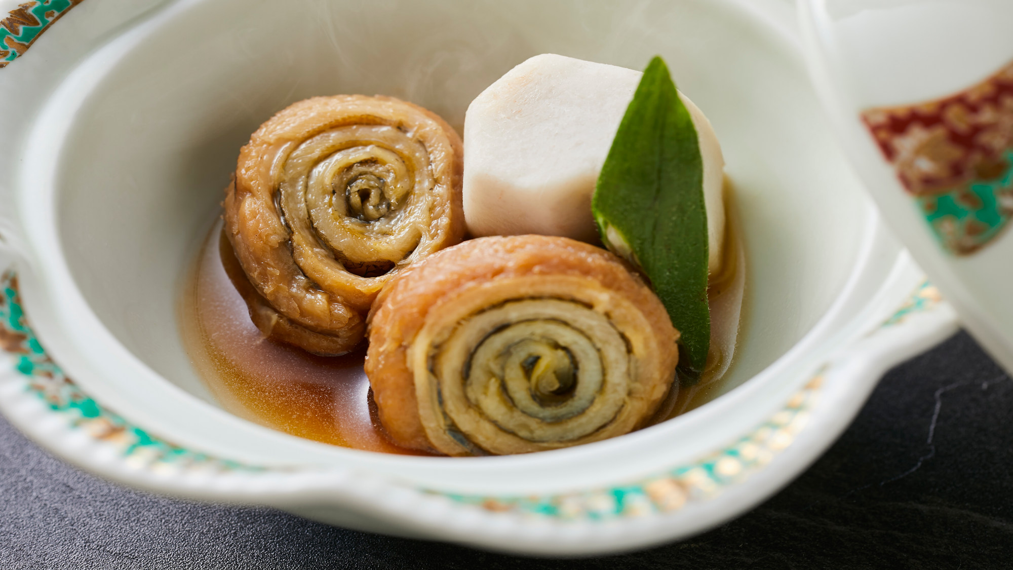 【土地の恵み会席】夏（2026年6月～8月）煮物 穴子なると煮