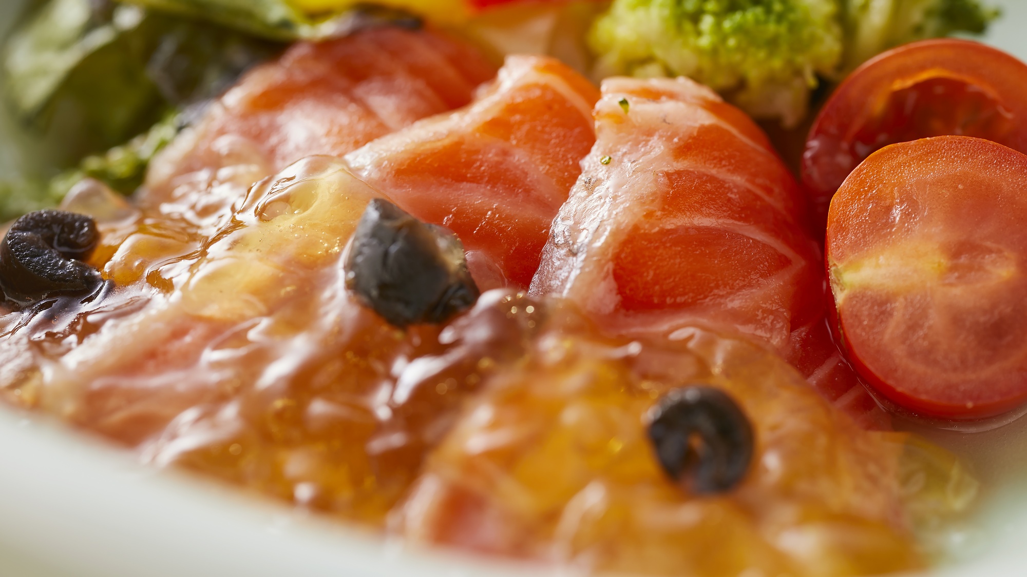 【土地の恵み会席】春（2026年3月～5月）酢物 福井サーモンサラダ