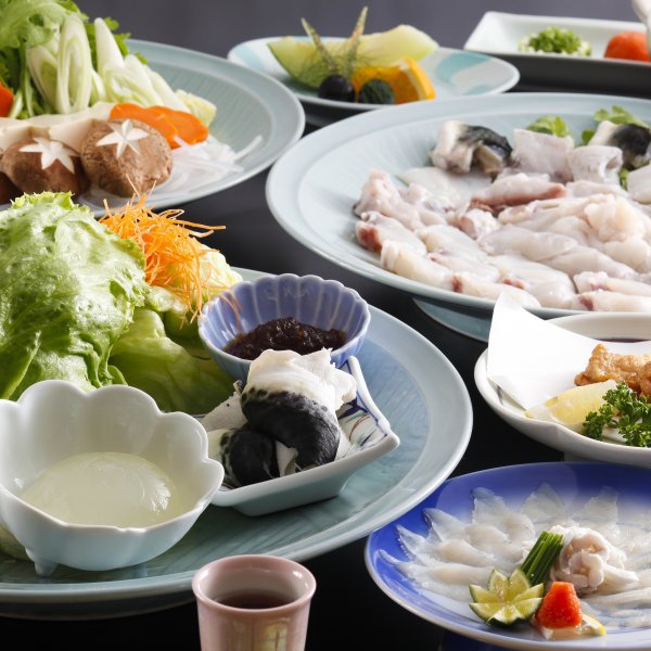 【冬季限定】淡路島産食材こだわり宣言店★三ツ星記念≪淡路島３年とらふぐ≫美福鍋全8品【あわじ島食旅】