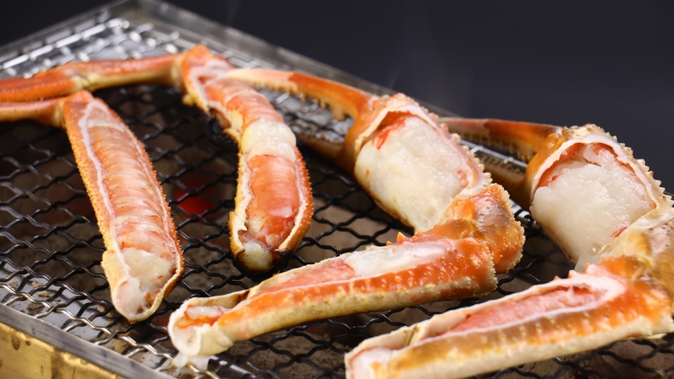 驚愕！カニしん坊万歳！！茹でガニ付満腹カニフルコース[1泊2食付] 