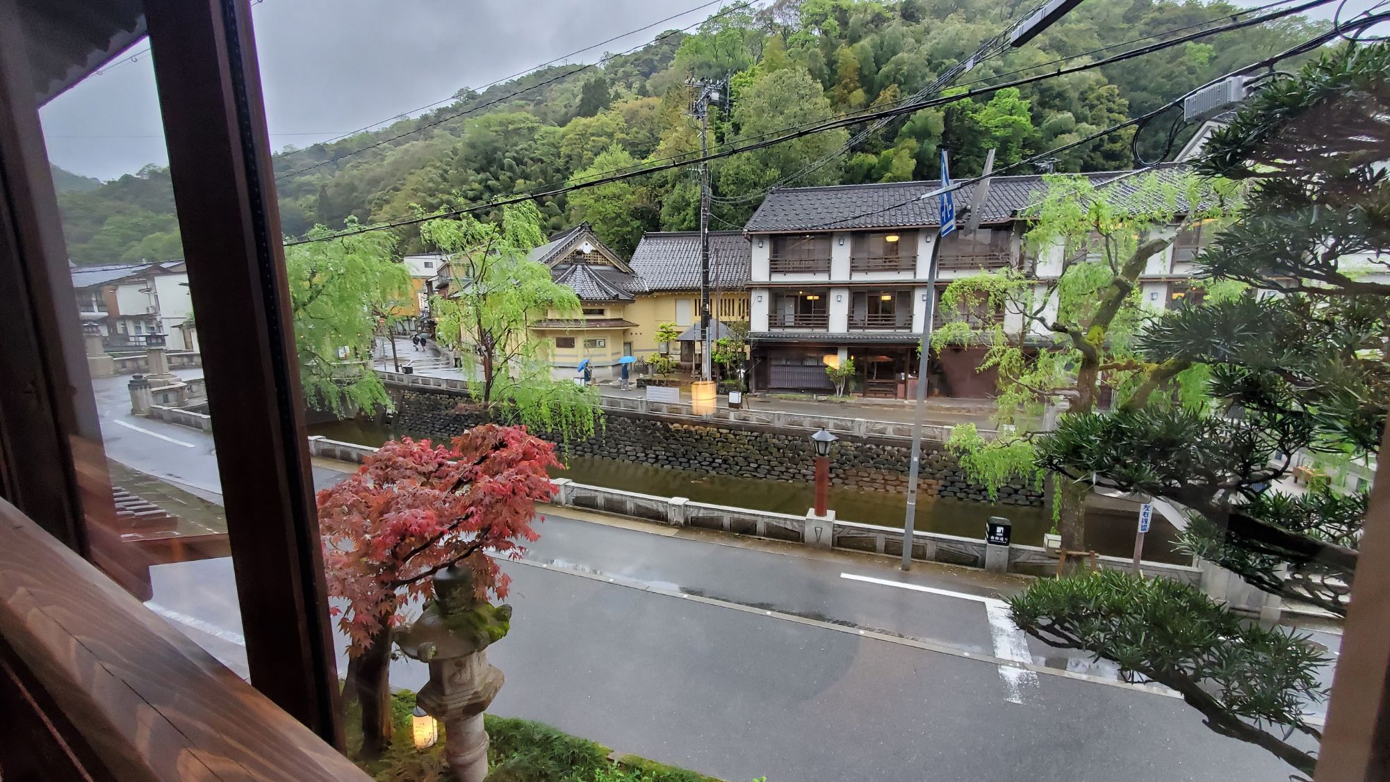 本館ベッドルームからの眺め