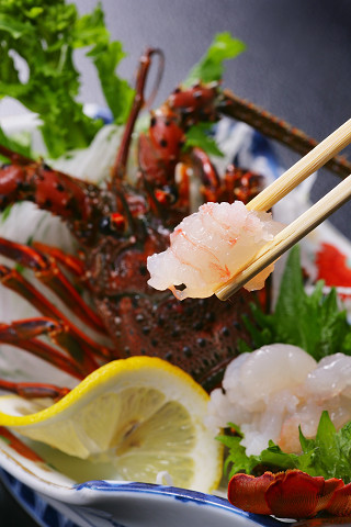 Lobster sashimi