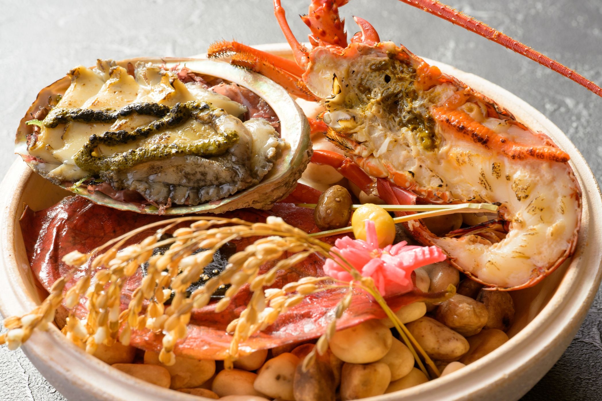 料理長おすすめ！◆伊勢海老・鮑・和牛付　特選料理プラン