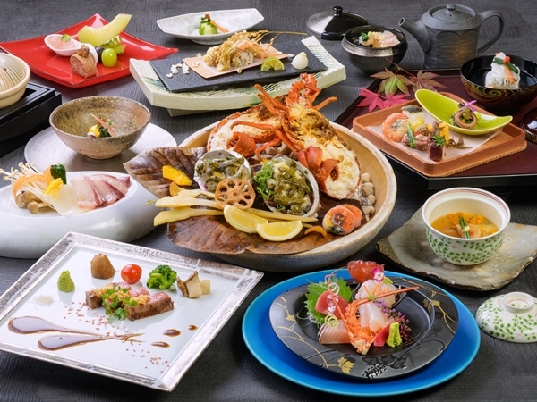季節の特選料理を堪能！伊勢海老・鮑・和牛付　特選料理プラン　