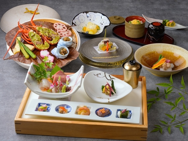 【LUXDAYSポイント10倍】【伊勢海老付】海山の幸を愉しむ　基本料理プラン　