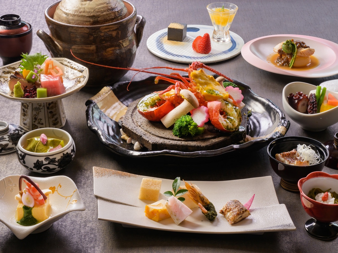 迷ったらこれ！【伊勢海老付】和食コースを堪能　基本プラン