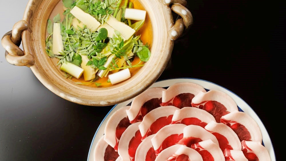 【5月限定】春旅応援プラン！1名あたり2000円OFF！地野菜×天然猪しゃぶしゃぶぼたん鍋会席