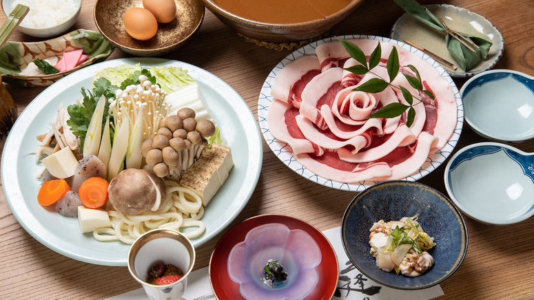 【夕食のみ】当館名物ぼたん鍋◆牡丹鍋発祥の本物のぼたん鍋！ゆとりある朝を近又でお目覚め＜朝食なし＞