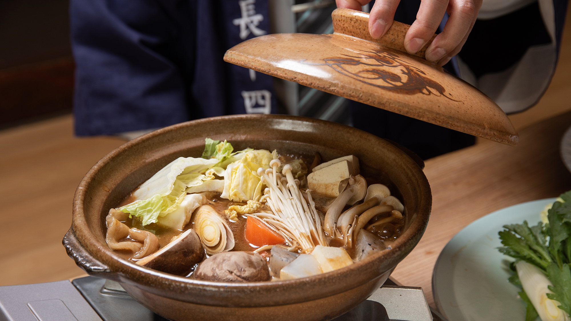 *【お食事】ぼたん鍋会席一例（ロース肉）