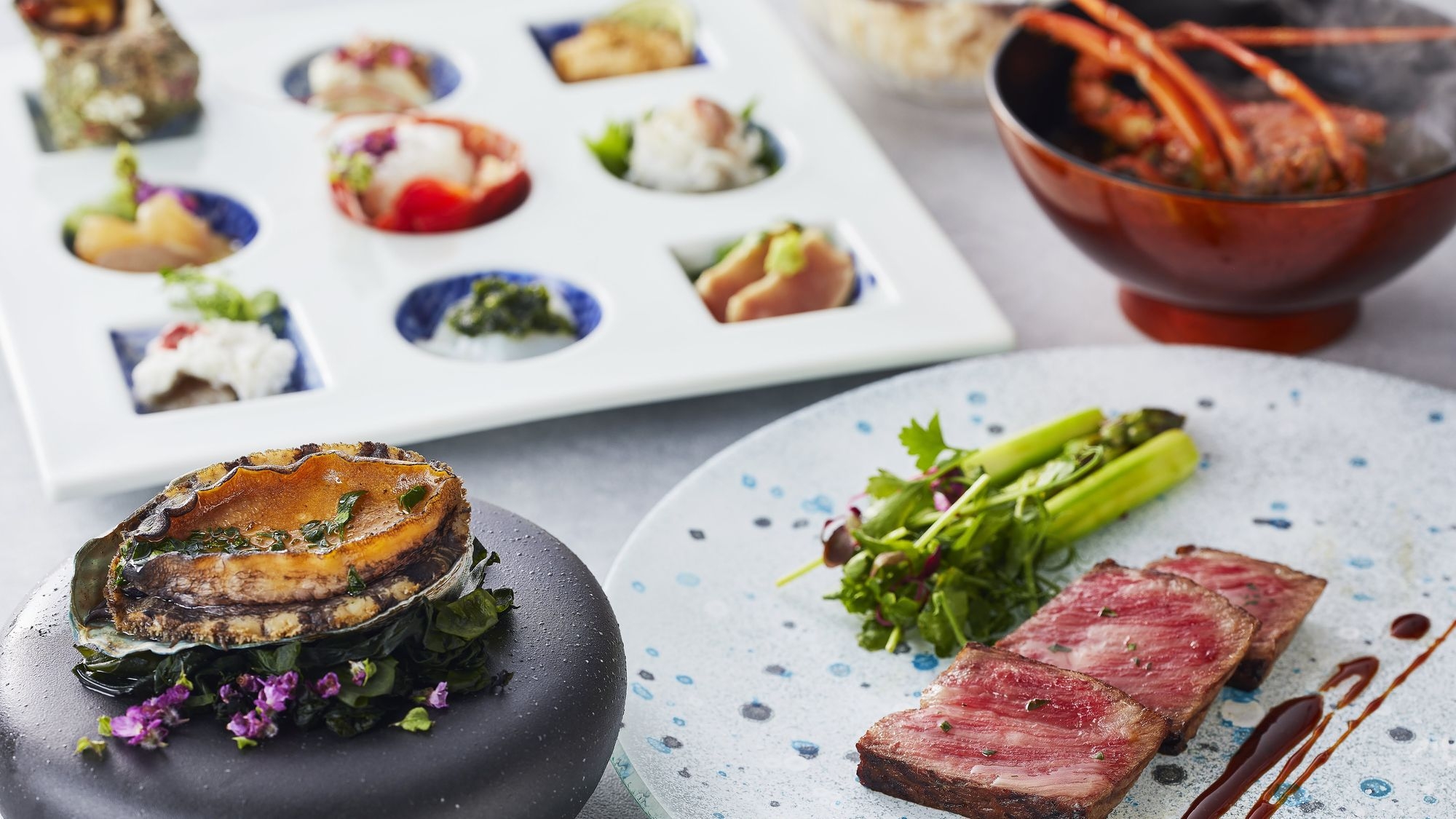 【リブランドオープン記念】10％OFF！！【特別コース】「伊勢海老・松坂牛」料理長厳選の三重の食材