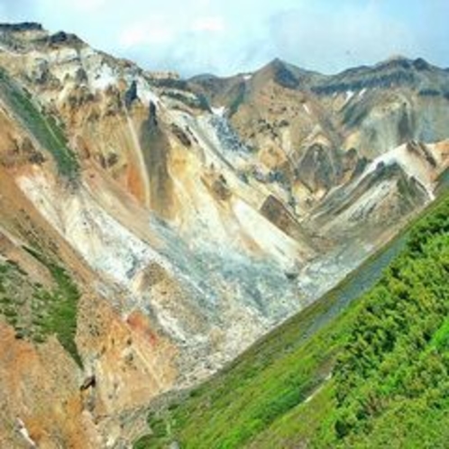 【十勝岳温泉・安政火口】