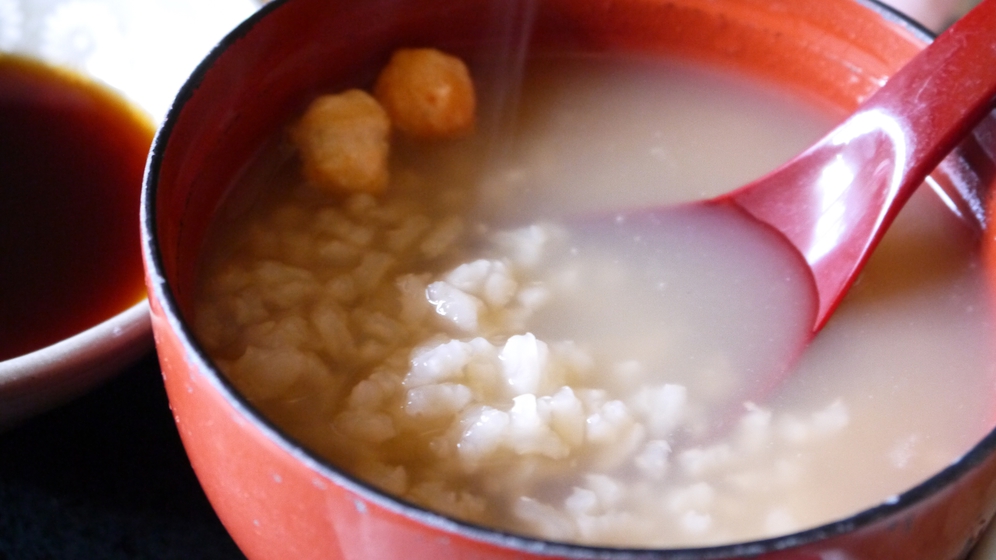 【朝食付】奈良名物「茶がゆ」「奈良漬」付♪長谷寺の朝のお勤め後に相応しい老舗旅館らしい手作り和定食。