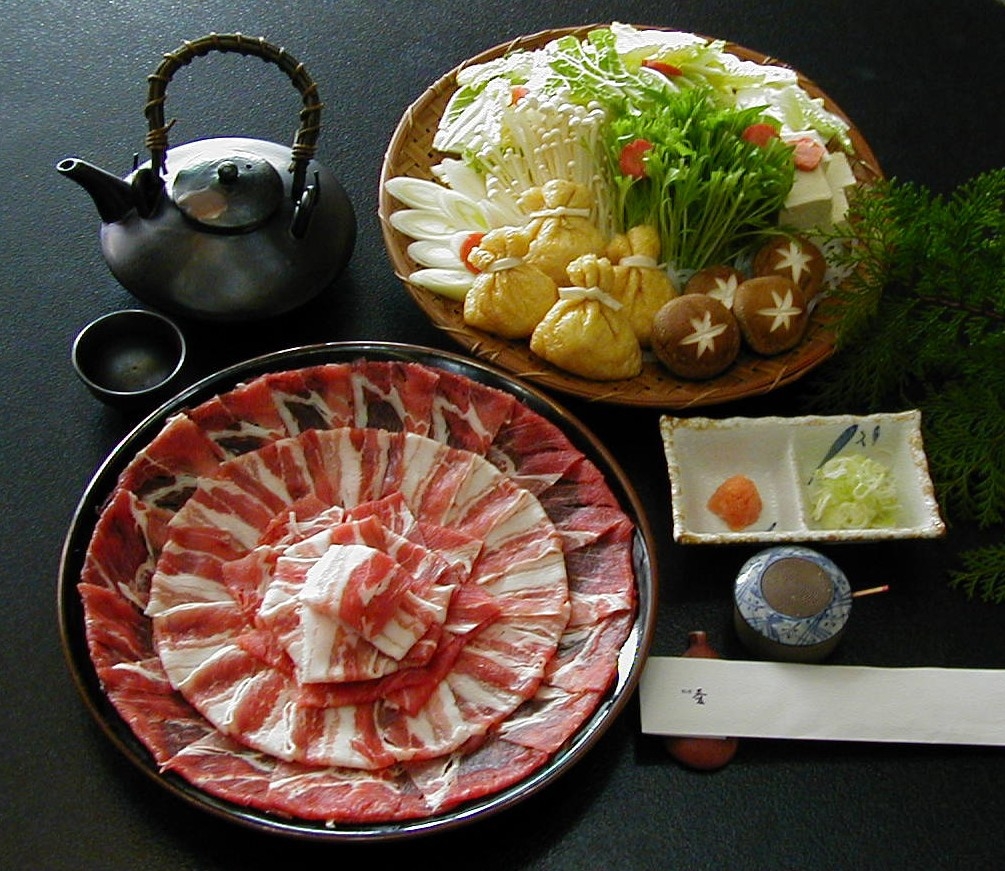 黒豚しゃぶしゃぶセット5人前　お土産付プラン（朝食付）