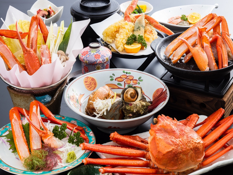 紅ズワイガニ【香住ガニ会席】カニ量お一人様２杯使用！これぞ本番の香住ガニ！