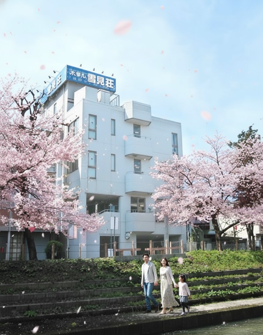 桜の季節には、美しい景色を観ることができます