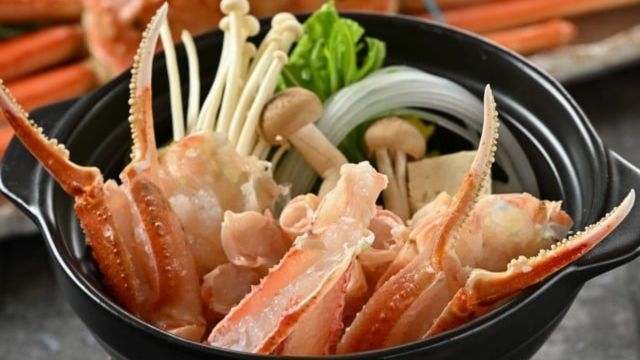 【日本海産タグ付き２杯使用】１日10食まで〜「日本海で水揚げ〜タグ付きずわい蟹会席プレミアム」