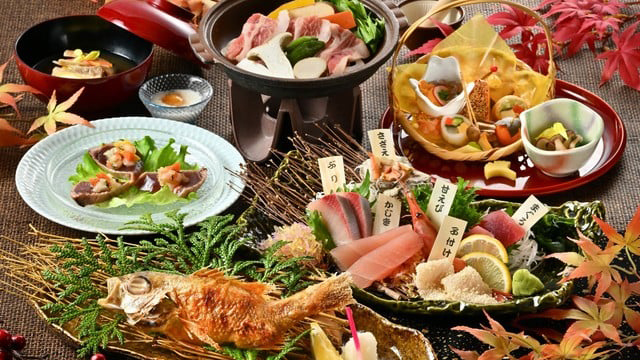 【のどぐろの塩焼き】里海会席のどぐろスペシャル（和洋ビュッフェの朝食付）2025秋