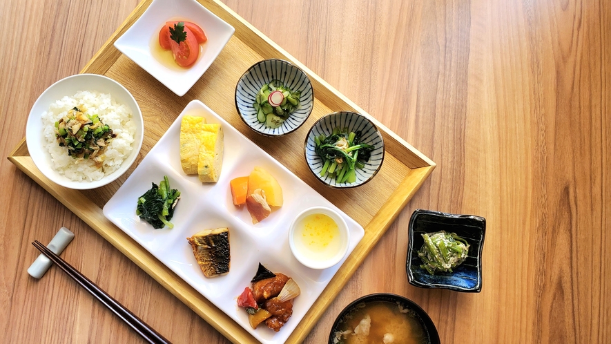 ◆和食をメインとした朝食バイキング◆《盛り付け例》