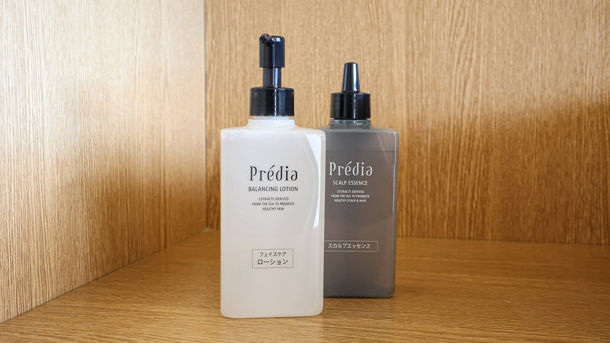 【露天風呂客室ー翠ーKAWASEMI】男性用スキンケアもご用意がございます。