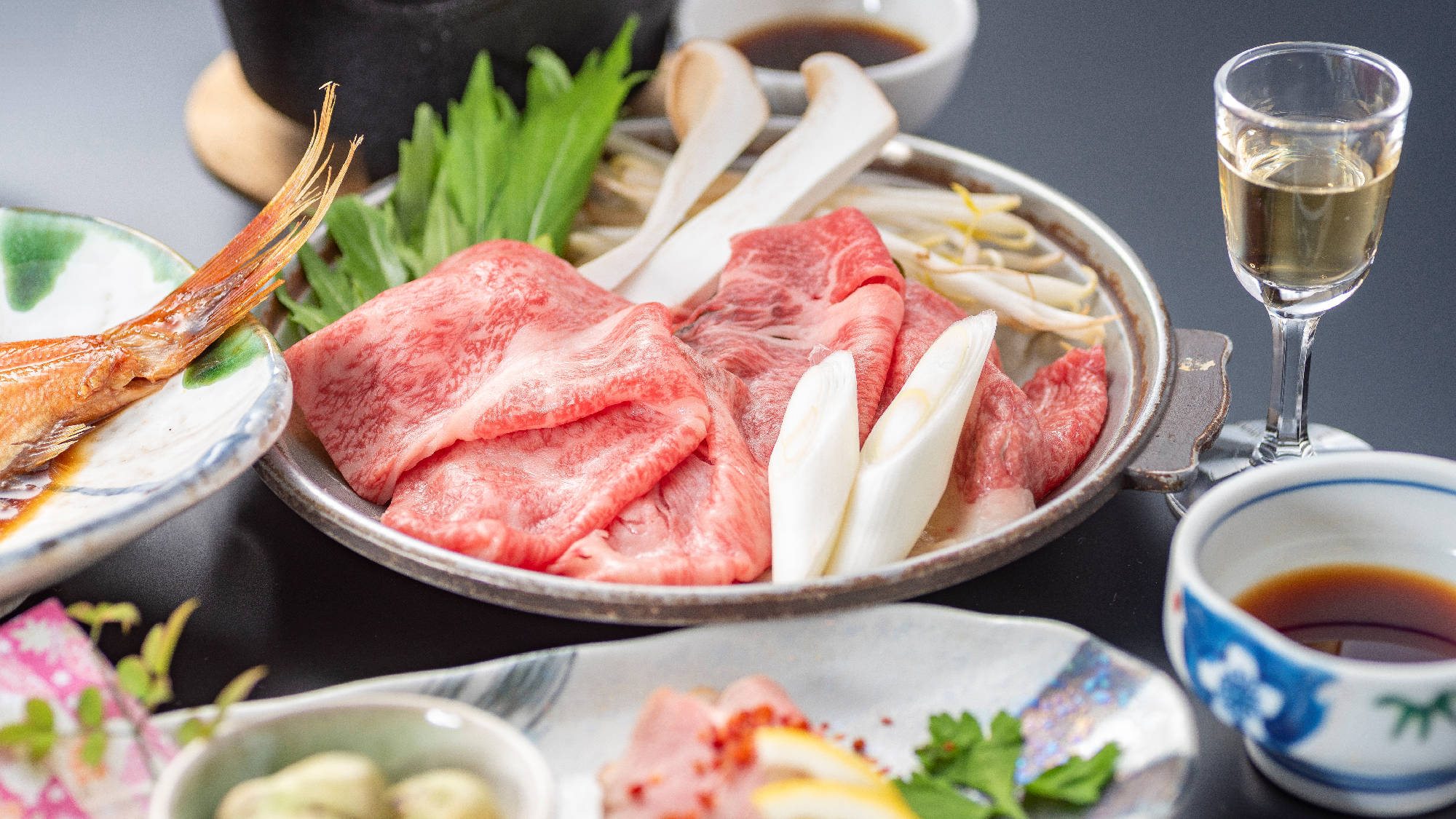 【かずさ和牛焼きしゃぶ季節のソース】