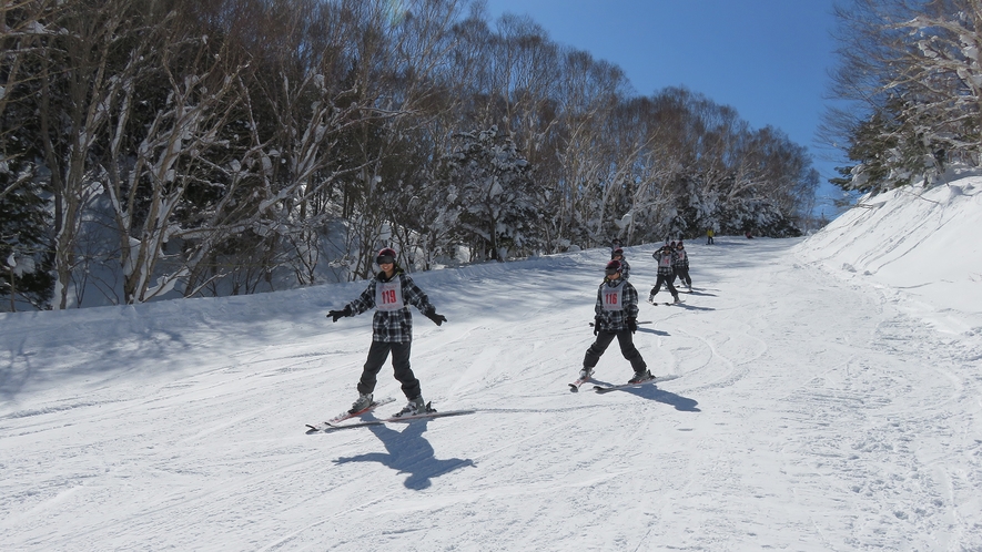 *蓮池スキー場/緩やかな斜面が多く、ファミリーや初心者に人気のゲレンデです！