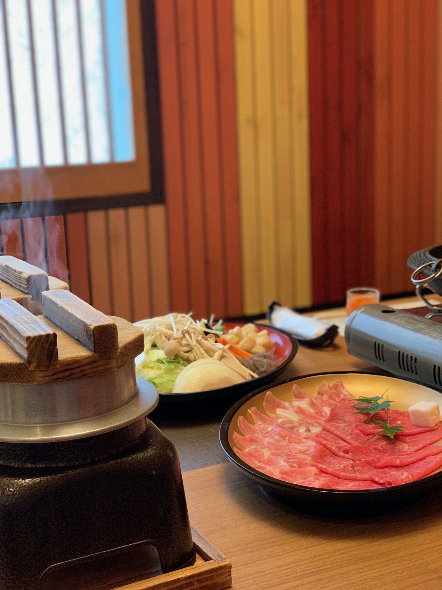 当館名物・朝すき焼き