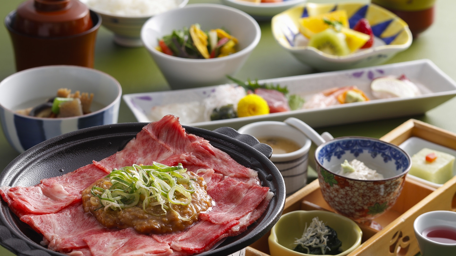 【日帰り昼食＆温泉】選べる飛騨牛御膳＆温泉入浴