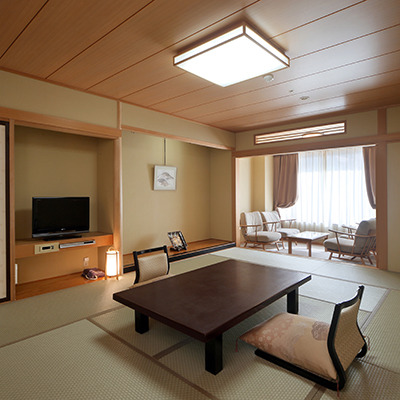 ◆ Shuhokan Japanese-style room 12 tatami mats on the valley side ①
