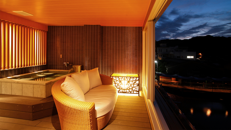 2階「水の星」温泉露天風呂付き特別室(202号室)