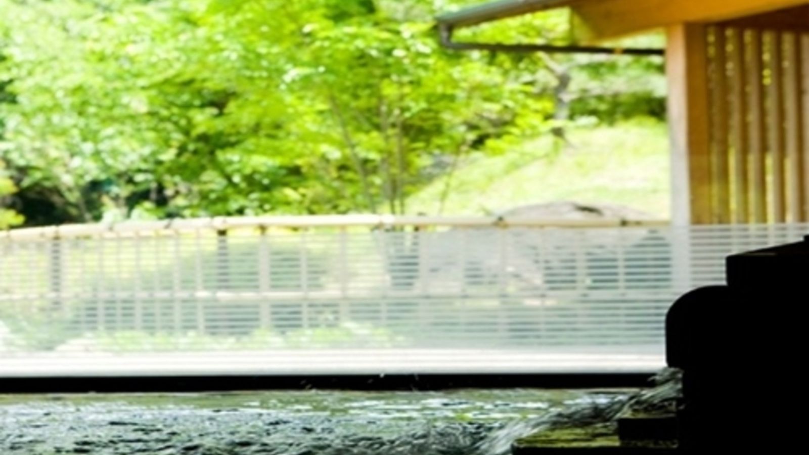 ■新緑の初夏の大浴場