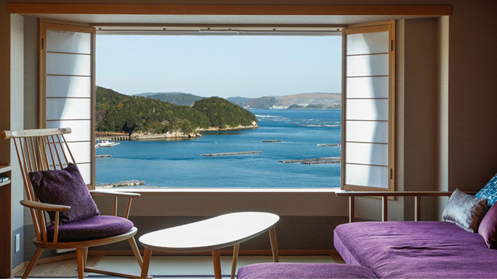 和室32平米（ダイニング食）景色