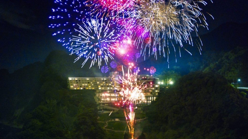 銀水花火大会 迫力満点！＜夕朝食ビュッフェ＞本まぐろフェアと飲み放題◎ニュー銀水で楽しむ特別プラン