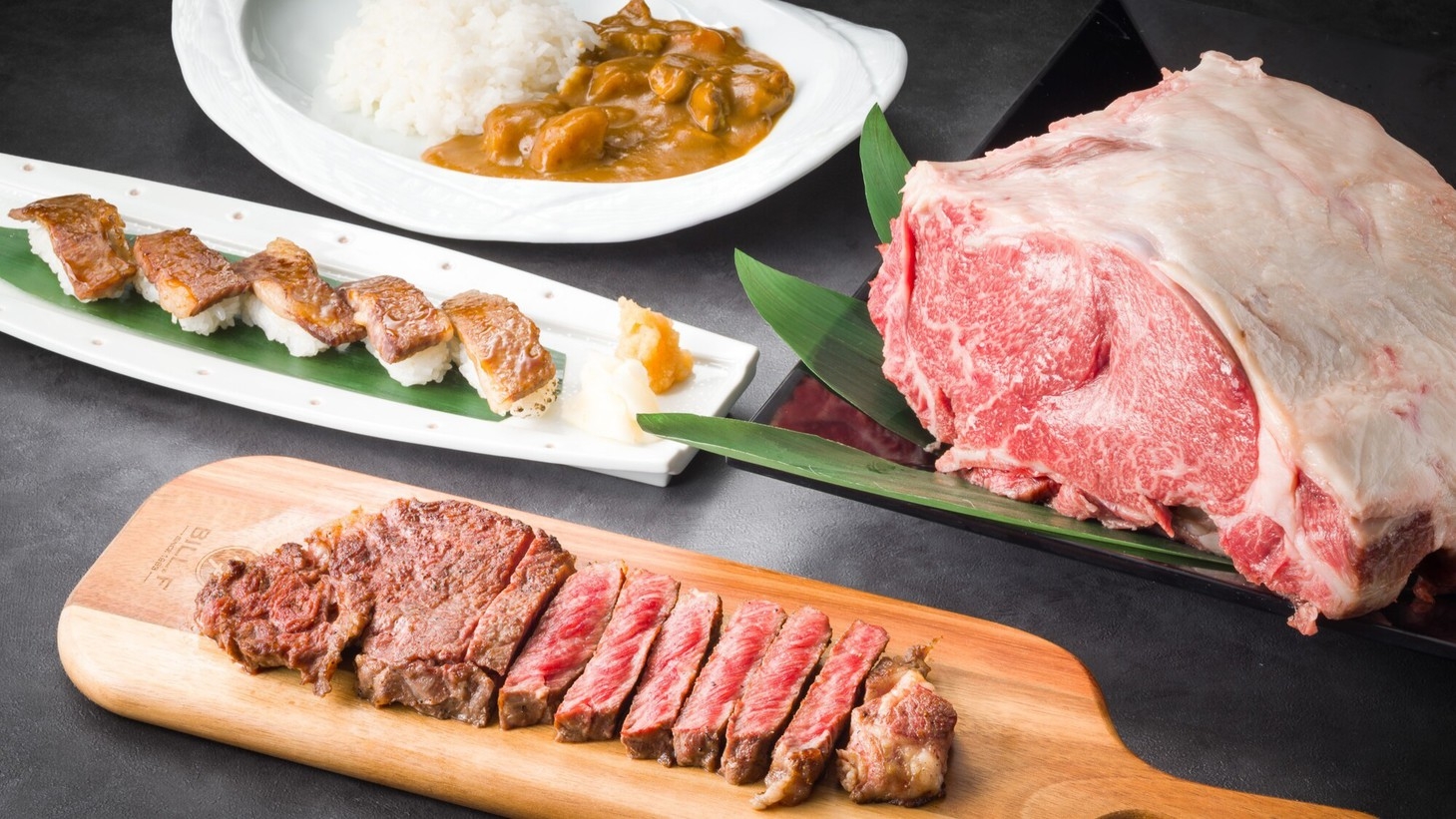【黒毛和牛ステーキ食べ放題】＜夕朝食ビュッフェ＞贅沢！出来立てライブキッチン×絶景×温泉を満喫