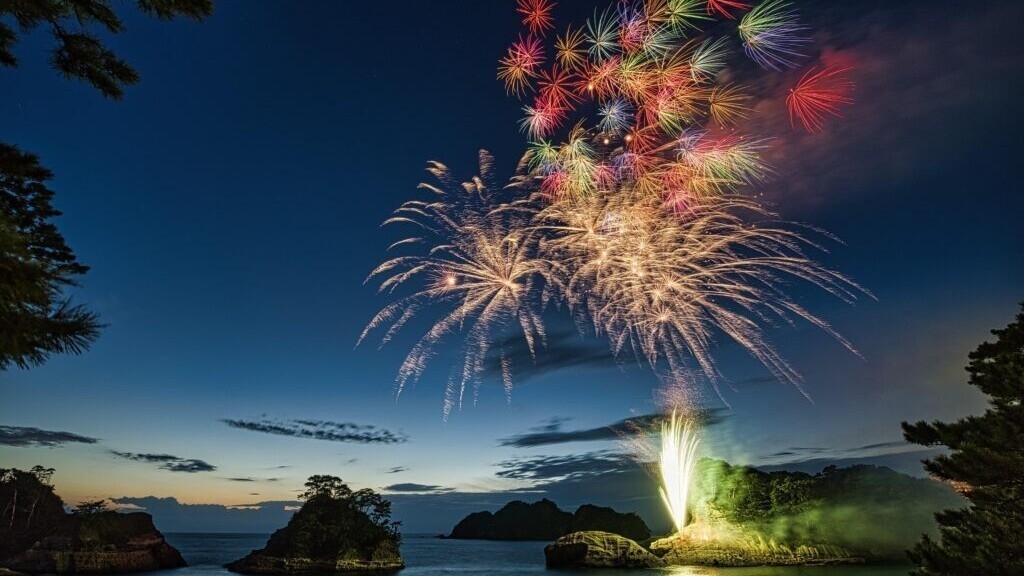 【夕映えの花火と黒毛和牛を楽しむ】＜夕朝食ビュッフェ＞贅沢！出来立てライブキッチン×絶景×温泉を満喫
