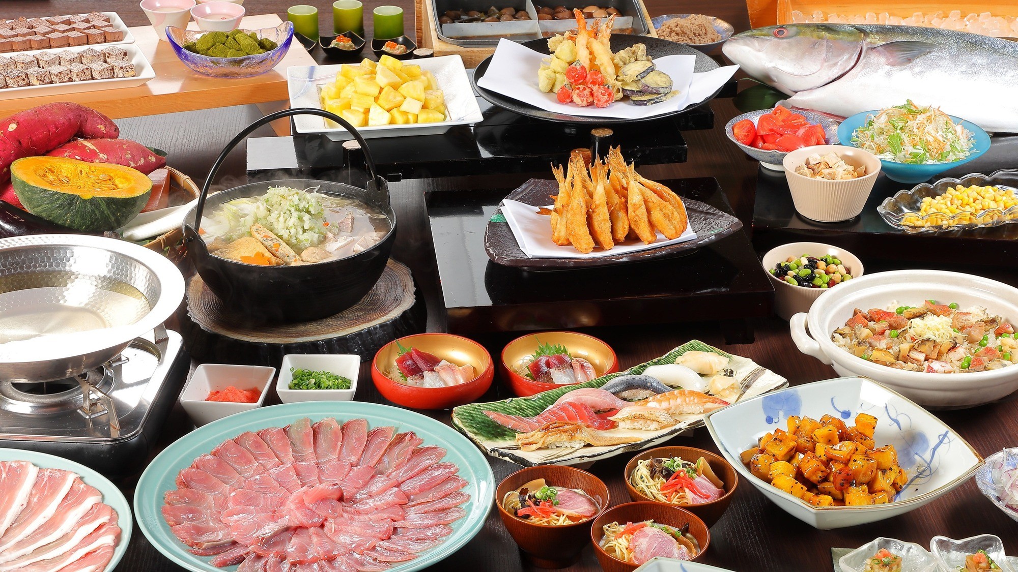 夕食ビュッフェ 冬メニュー