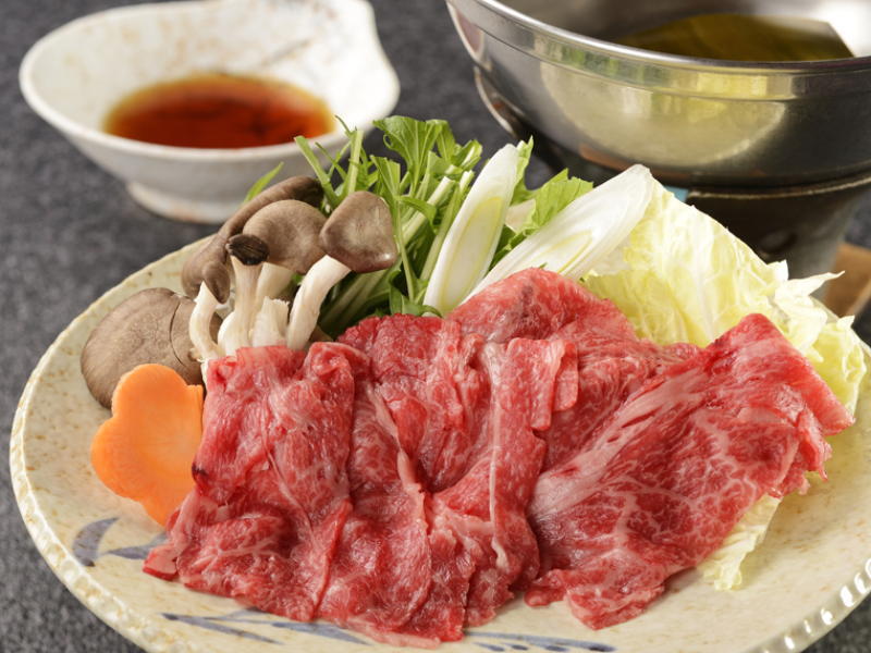 ・別注料理【信州プレミアム牛しゃぶしゃぶ】付　1泊2食バイキングプラン