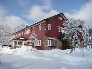 雪景色の宿