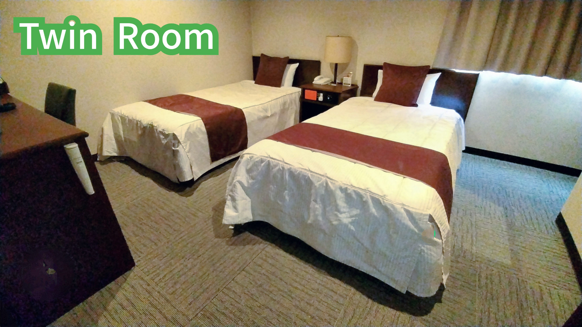 ツイン■喫煙■（100cm&times;2台）15平米