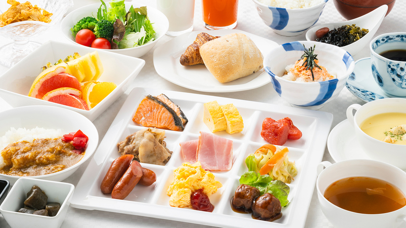 朝食バイキング