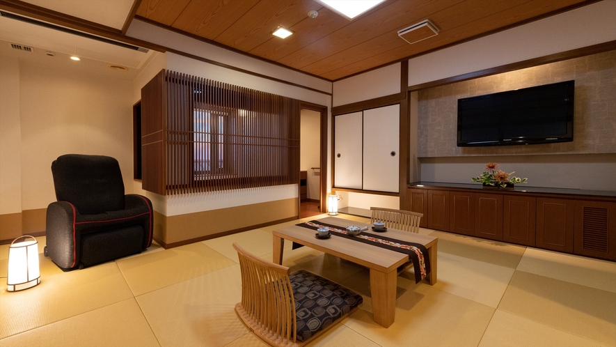生駒山側展望風呂付客室