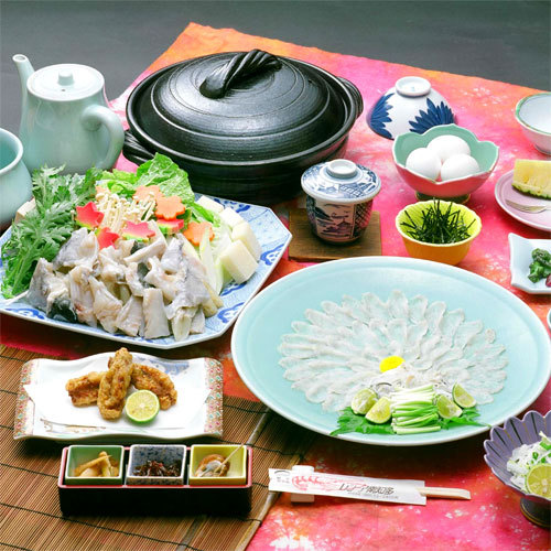 Fugu Kaiseki (ฤดูหนาวเท่านั้น) * การทำอาหารเป็นตัวอย่าง