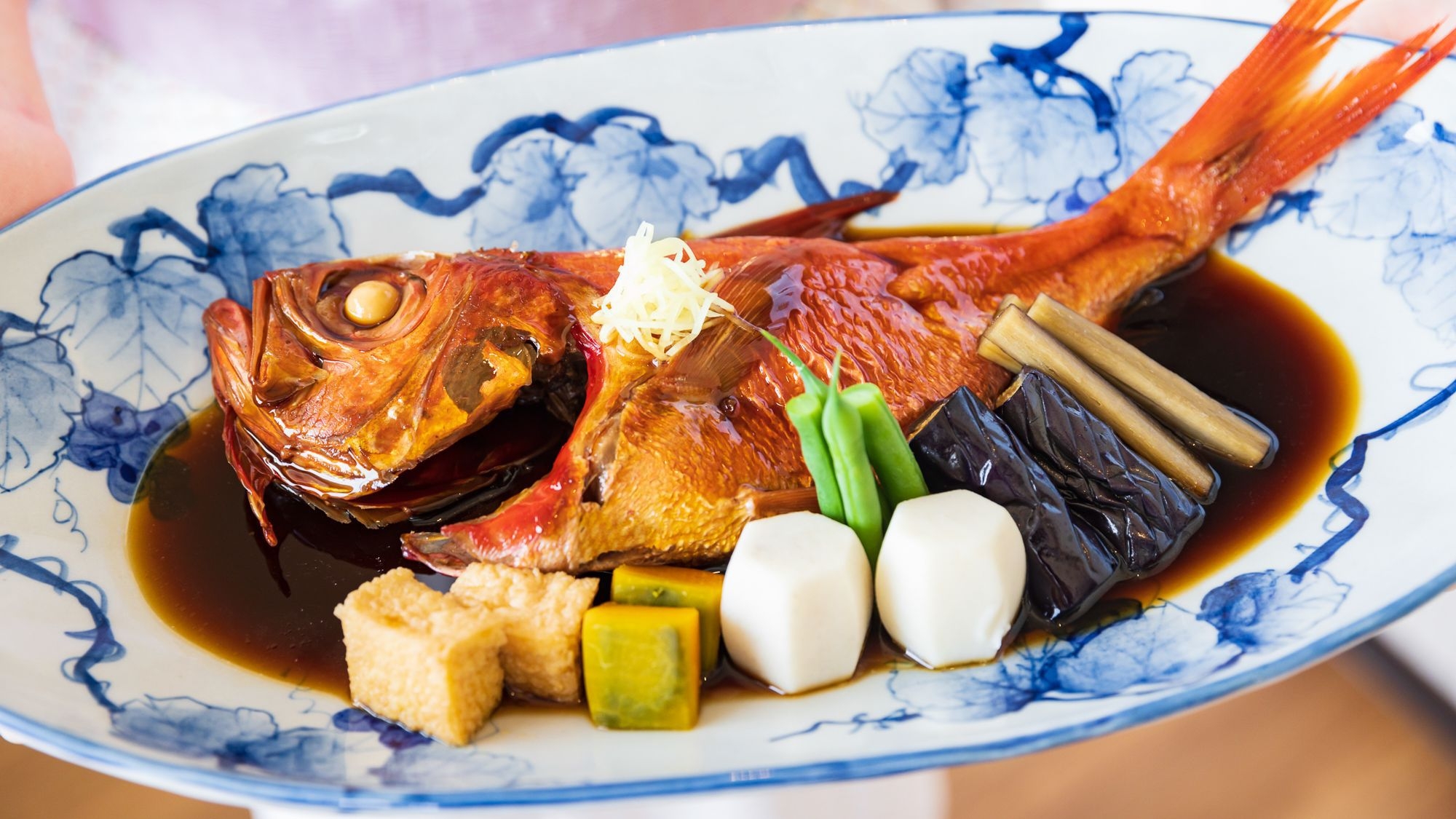 4〜5月【かつお食べ放題付き】金目鯛の姿煮「味わい」コース 夕朝食：ダイニング
