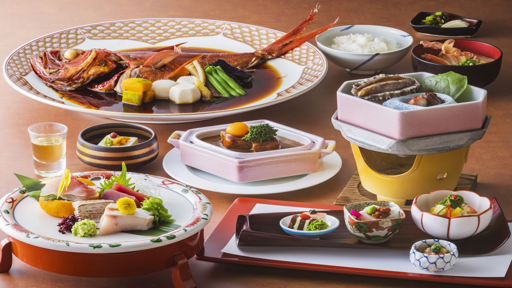 【楽天スーパーSALE】6％OFF☆金目鯛の姿煮「味わい」 夕食：会場おまかせ／朝食：ダイニング