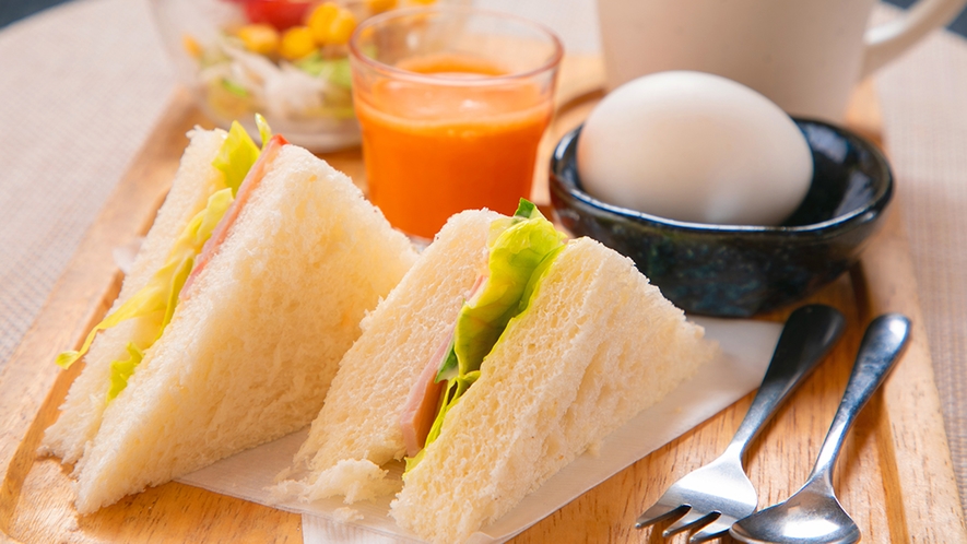 ■日替わり『洋』朝食■朝はパン派のあなたに！野菜もしっかりとれる健康朝食を