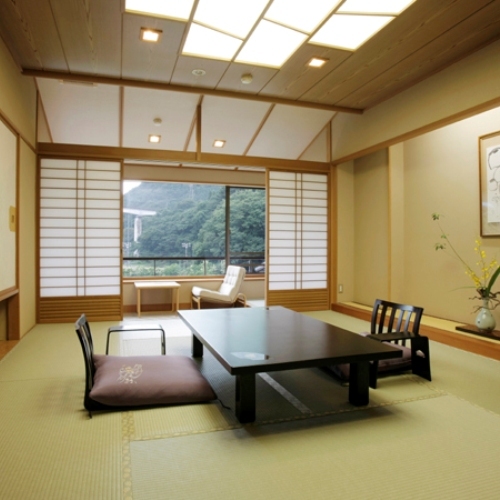 Gedung baru "Hanami-tei" kamar tamu (Kamar bergaya Jepang 12 tikar tatami) Bebas Rokok
